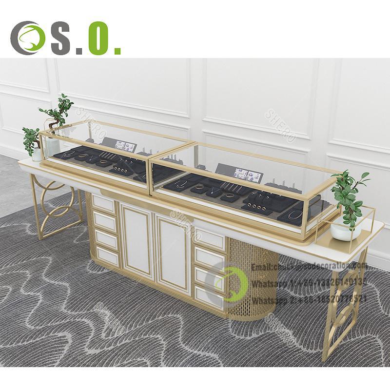 High End Customized Shopping Mall Jewelry Display Counter