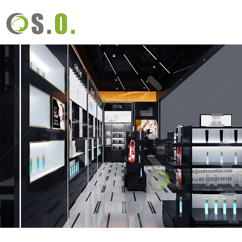 Superior Design Perfume Display Counter Shopping Mall Perfume Counter Perfume Display Case