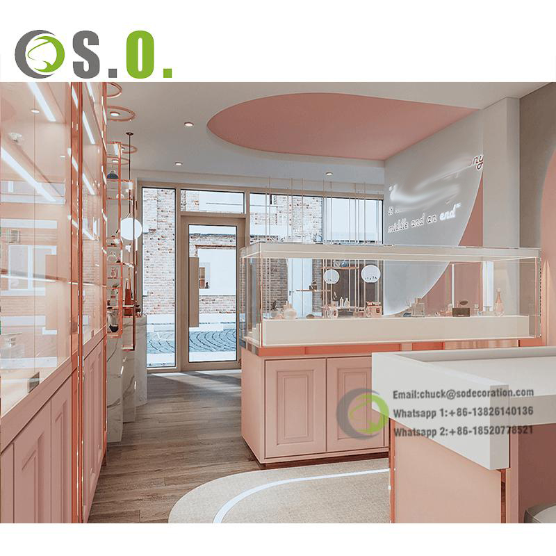 fragrance store interior design Perfume display showcase