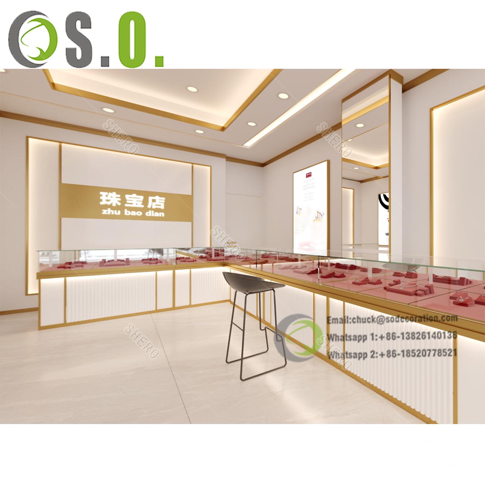 Jewellery Shop Furniture Design Jewellery Display Showcase