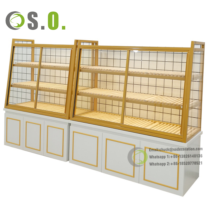 Custom Supermarket Shelf Display Rack Design Gondola Heavy Duty Shelving