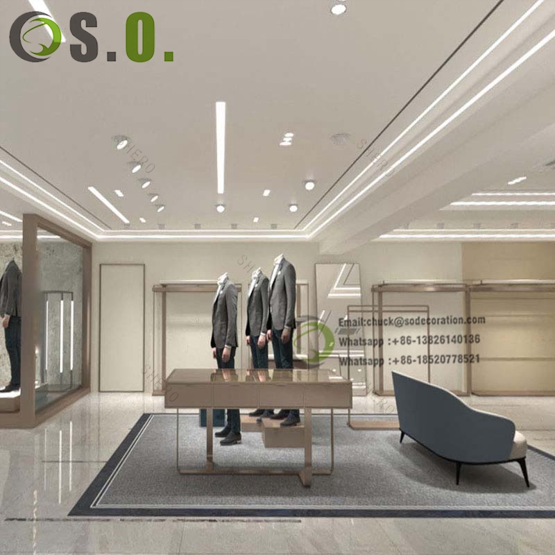 Clothing Store Display Stands Clothing Shop Cash Counter Design