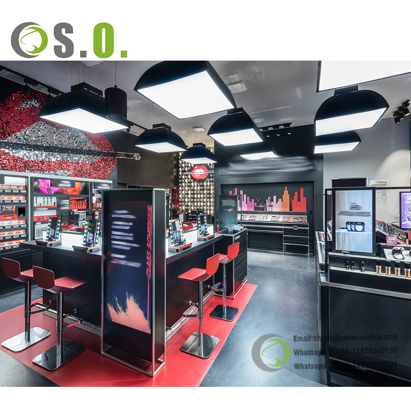 Cosmetic Interior Showroom Make Up Shop Furniture