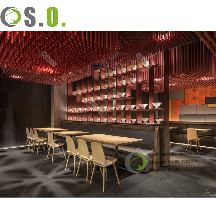 High-End Style Fashionable Coffee Food Restaurant Store Furniture