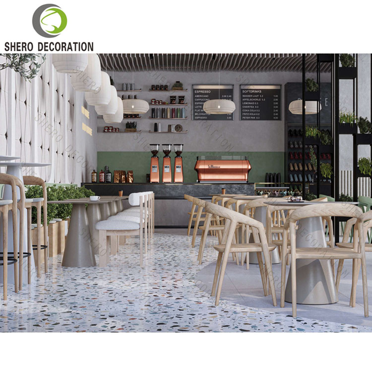 Fancy Coffee & Refreshment Bar Counter Design for Premium Jewelry Boutiques