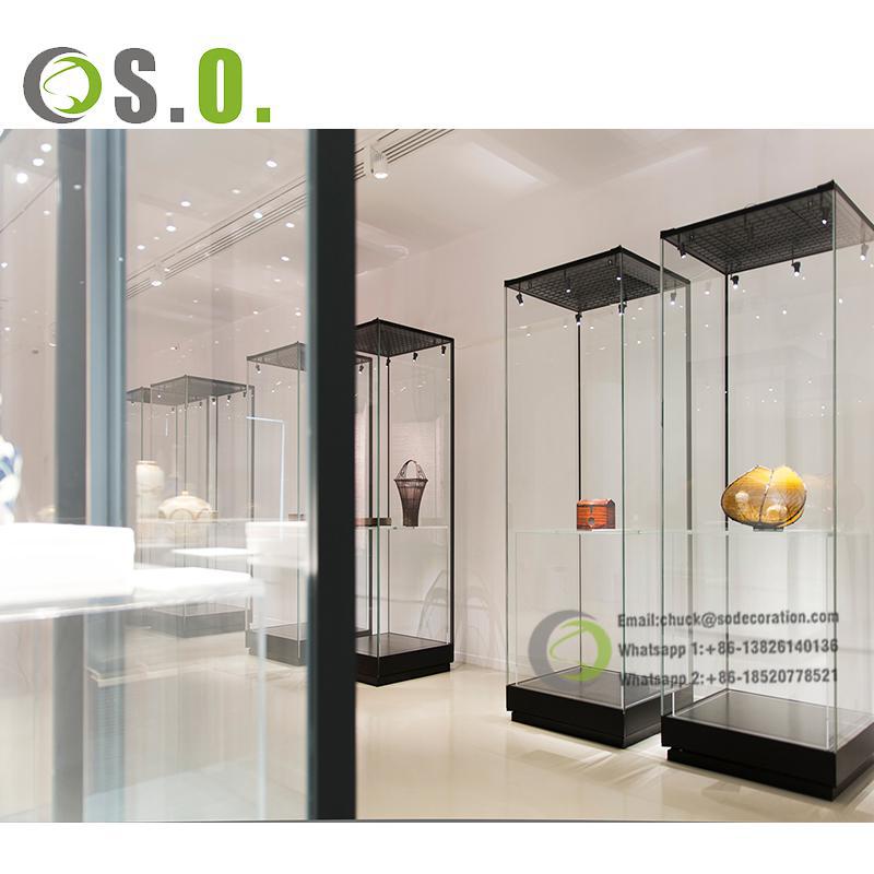 New Design Minimalist Museum Display Cabinet