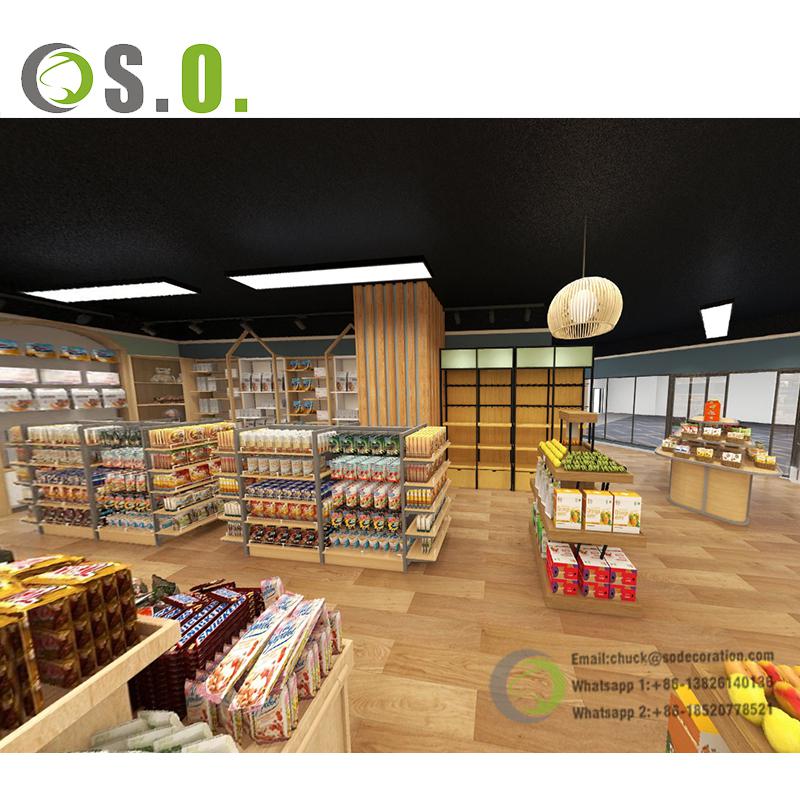 Architectural Custom Wooden Display Shelving