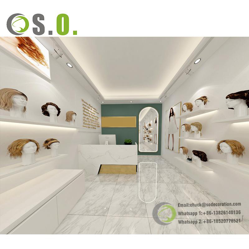 High Jewelry Boutique Wall Display Showcase & Counter