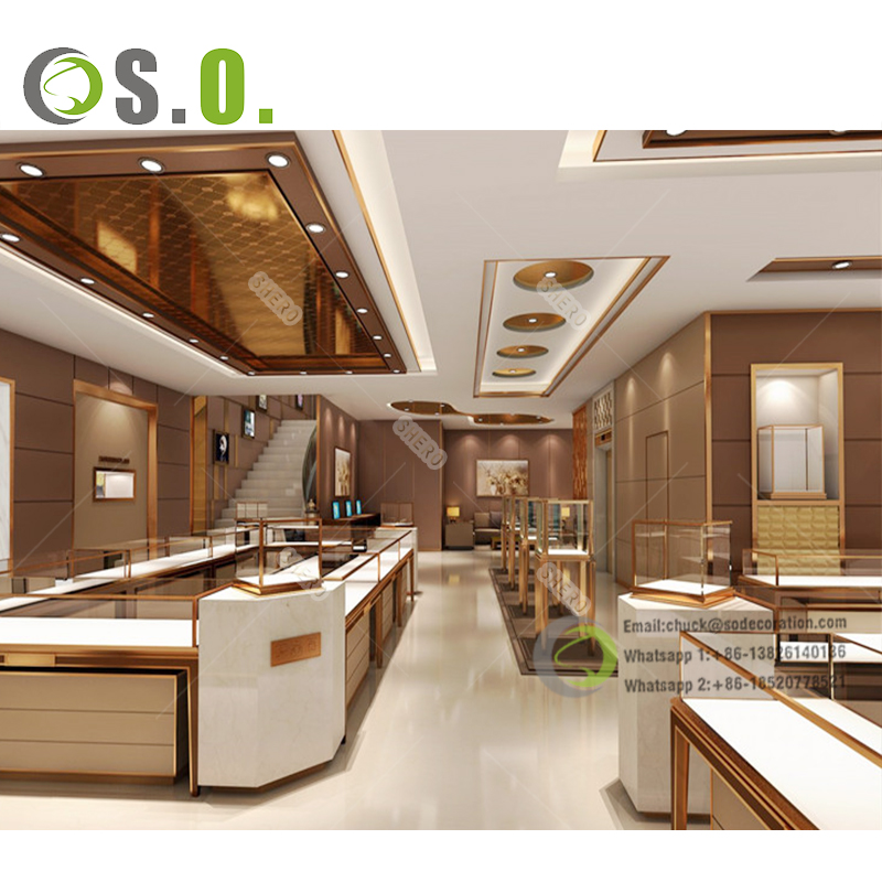 Luxury Haute Horlogerie Showroom Counter