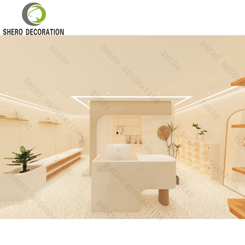 Custom Kids Clothing Store Display Cabinet Display Rack For Baby Shop Design
