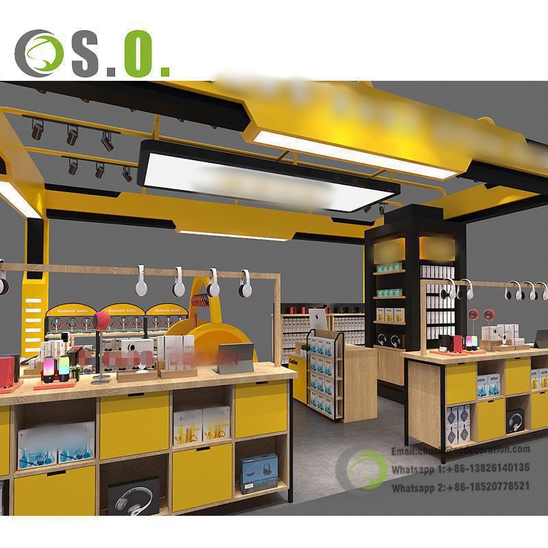 Custom mobile phone accessory mobile shop counter