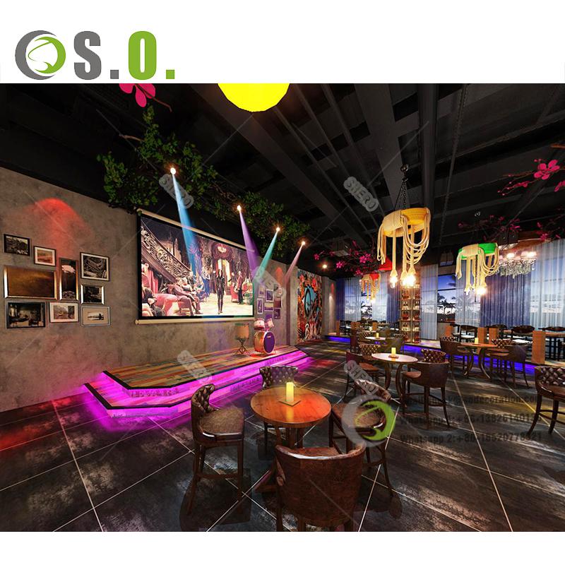 Commercial Nightclub Lounge U Shape Semi Circle Meubles De Bar Sofa Seating