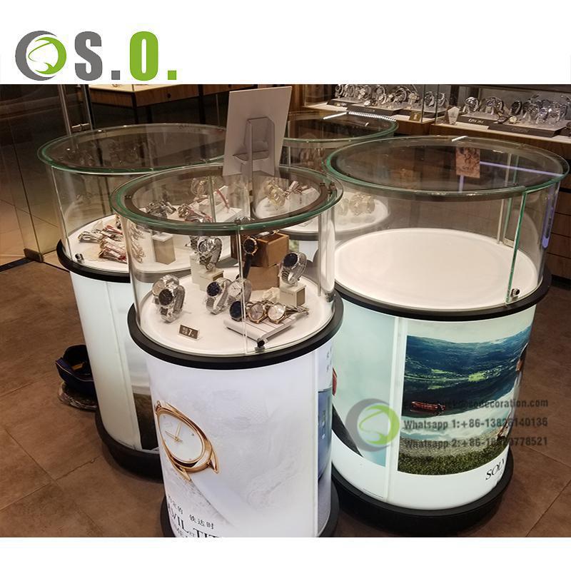 Watch Showcase of Luxury Boutique Watch Shop Decoration