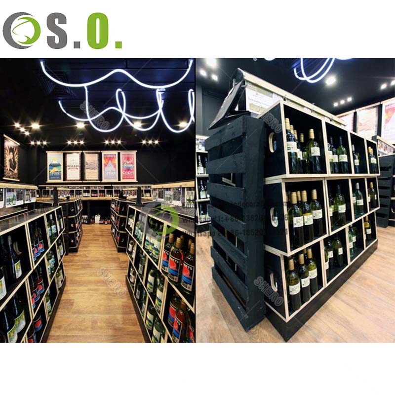 Customized Wine Relic Display Rack