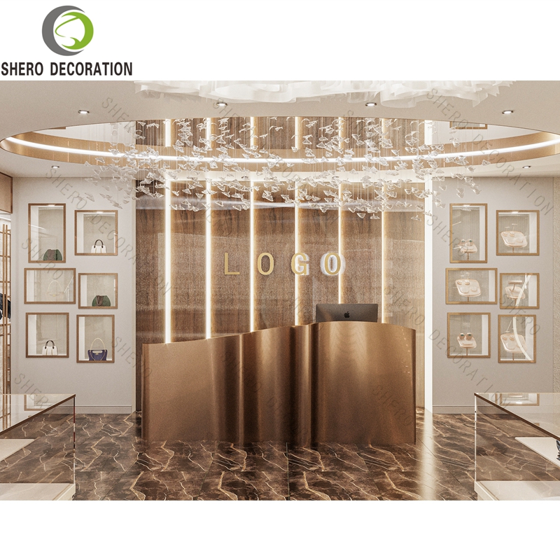 Modern Women Retail Garment Clothing Store Layout Design Commercial 3D Rendering Drawing Shop Design Ideas for Clothing